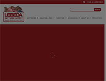 Tablet Screenshot of lebeda.com